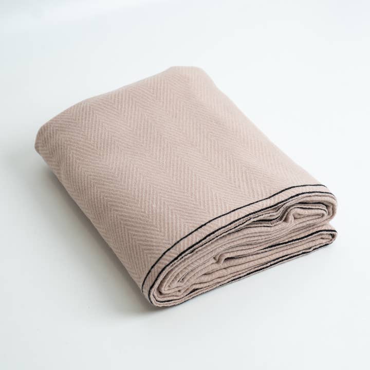 Cashmere Reversible Luxury Blanket Travel Throw 56X 90" ID13 for wholesale by ART HIMALAYAN TRADING LTD