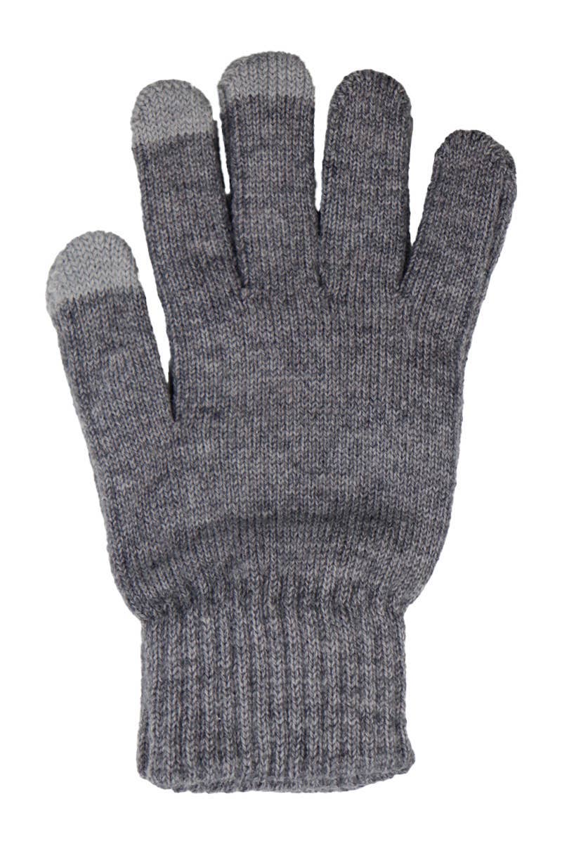 Cap Zone - Vendita all'ingrosso Guanti - Uomo - Guanti invernali touchscreen neutri scuri da uomo9