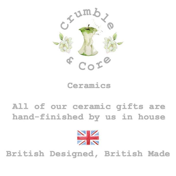 Crumble & Core - Wholesale Wall Decor - Kids & Baby - Ceramic Keepsake Decoration – Baby Girl Gift With Satin Ribbon & Greeting Card2