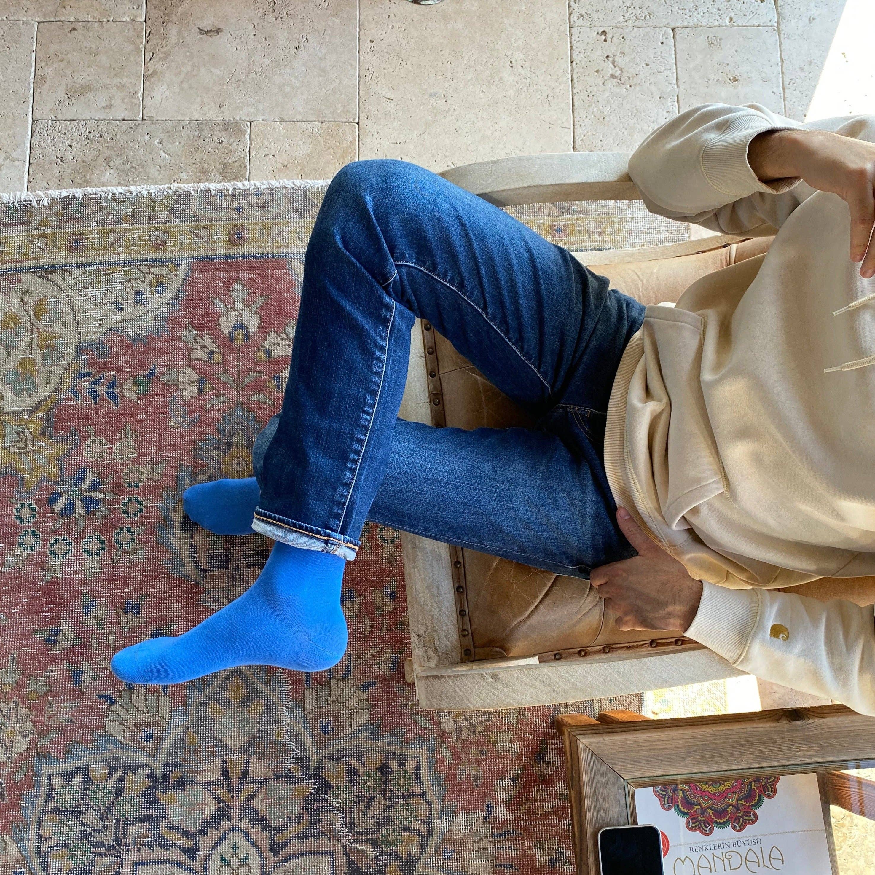 KLUE - Wholesale Socks - Unisex - KLUE Organic solid Socks | Blue2