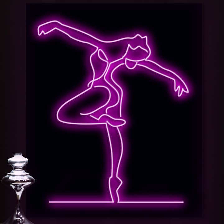 LED neonreclame Balerina 2 met afstandsbediening voor wholesale door Mad About Neon