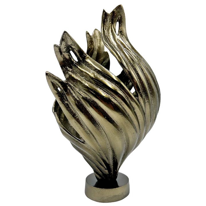 2626 Designs - Venta al por mayor Escultura - Escultura decorativa de aluminio con forma de flor de arte moderno7