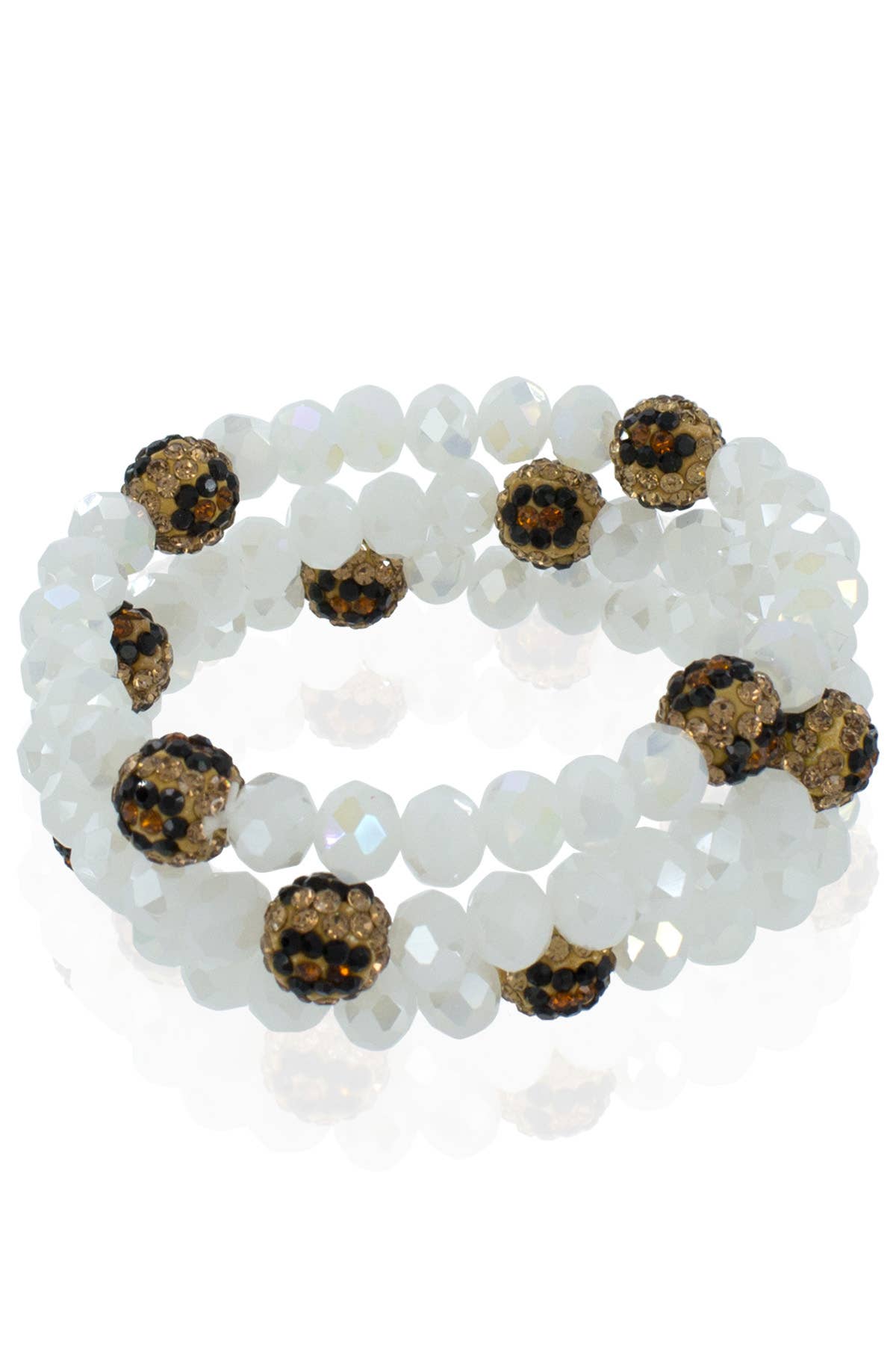 Suzie Q USA - Venta al por mayor Pulsera de cuentas - Pulsera Bola Bead & Leo Stone12