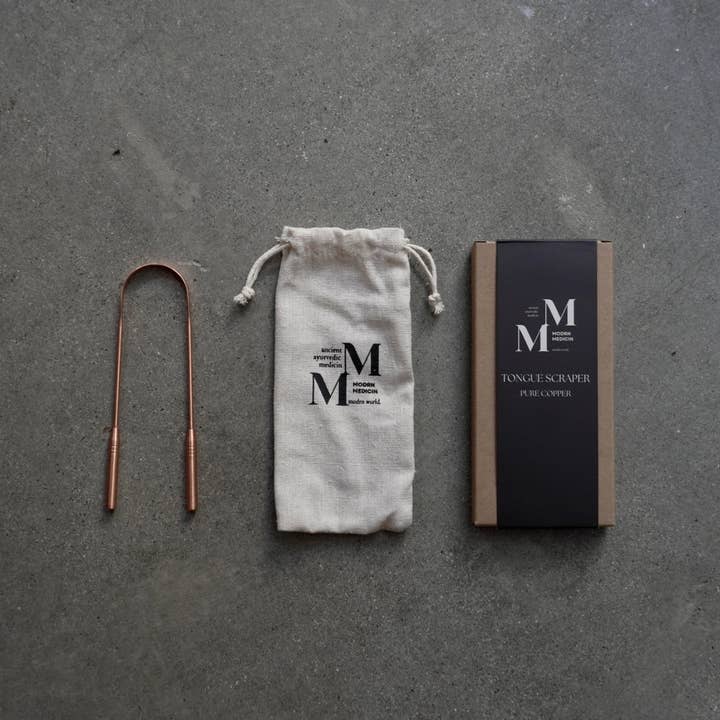 Modrn Medicin - Wholesale Tongue Scraper - Retail: Pure Copper Tongue Scraper1
