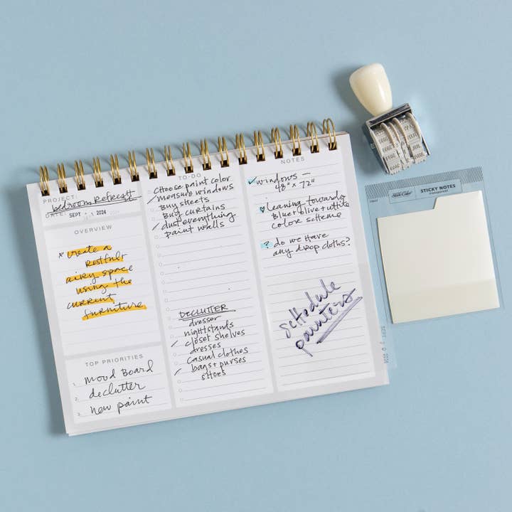 Studio Calico - Wholesale Sticky Notes - Tabbed Transparent Sticky Notes - Clear