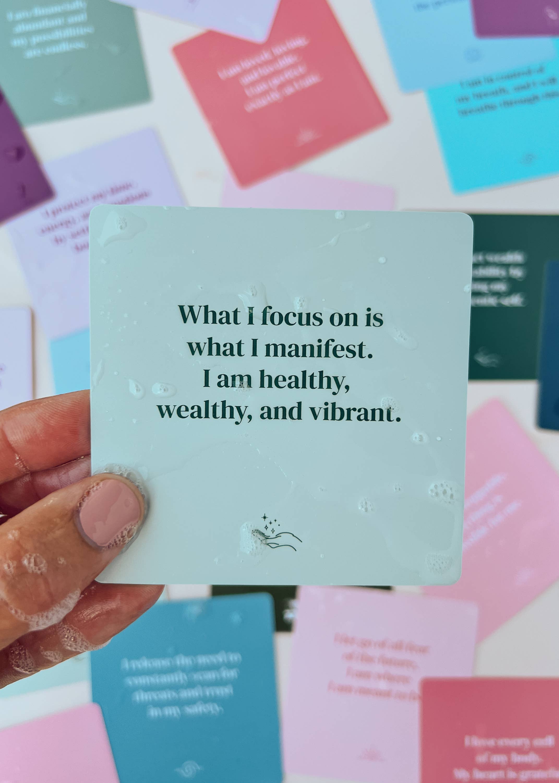 JaxKelly - Wholesale Stationery/Notecard Set - Single Shower Affirmations™ Display Card Bundle4