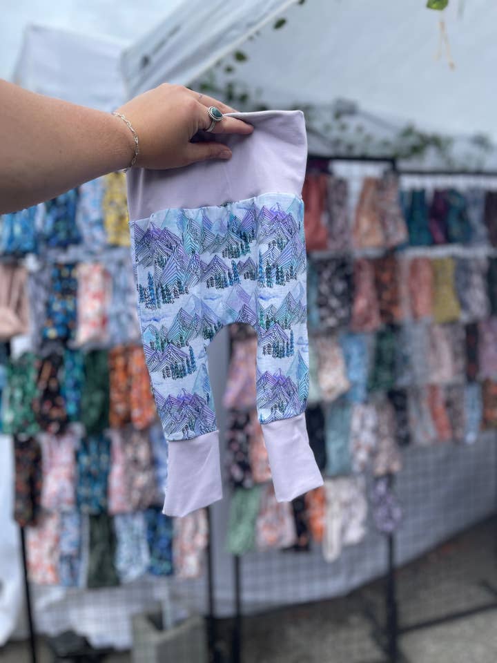 Purple Mountains Grow with me Joggers Toddlers Baby Pants for wholesale by Radiant Wear