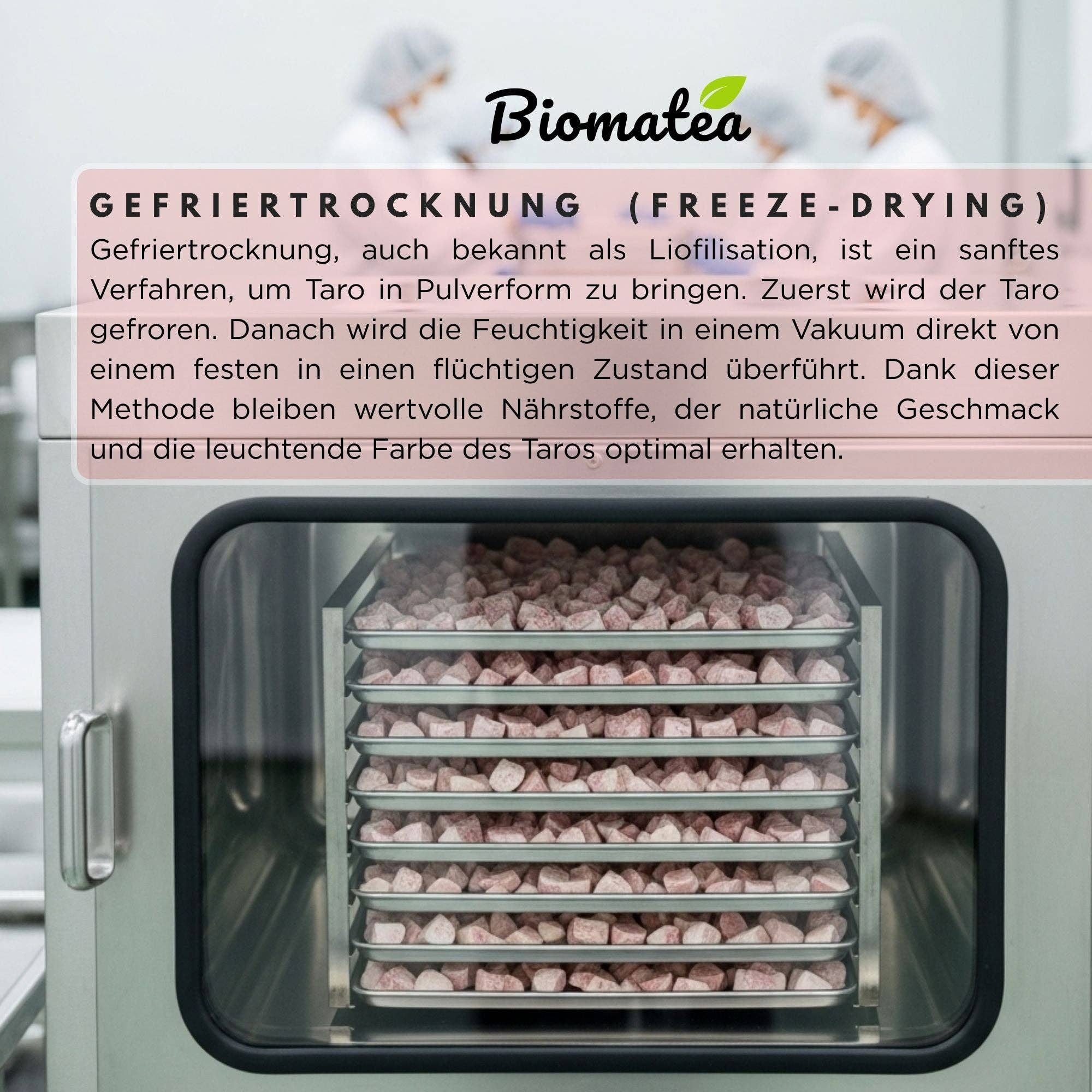 Biomatea - Wholesale Protein/Superfood Powder - Taro Powder 100g – Premium Quality – natural & pure – gluten-free, vegan & without additives5