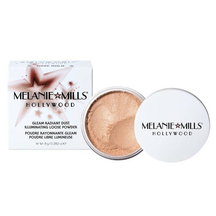 Melanie Mills Hollywood - Wholesale Makeup highlighter - Rose Gold - GLEAM RADIANT DUST2