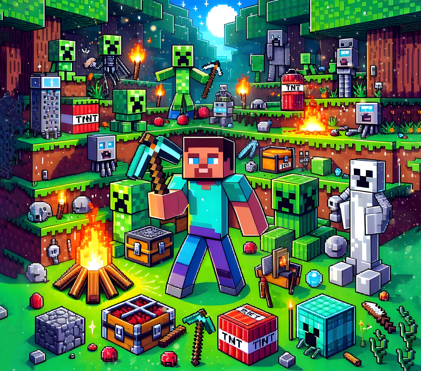 SubliMasterUK - Wholesale Coffee Mug - Minecraft-Themed Mugs – 20 Full-Color Designs!  11 oz sublimation mugs16