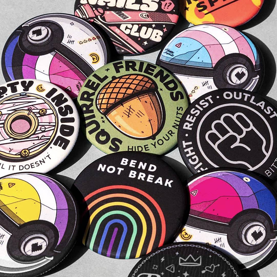 Happy Impulse - Wholesale Lapel Pin/Button - Rainbow Criminal7