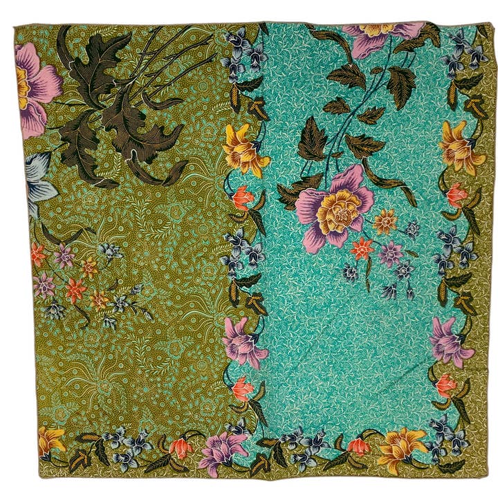 Asia West – wholesale Dinner & cloth napkin – Napkins-blue, green, orange, natural, pink & purple (set/6) 13