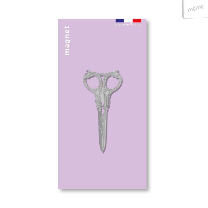 Metal magnet - scissors for wholesale by tout simplement
