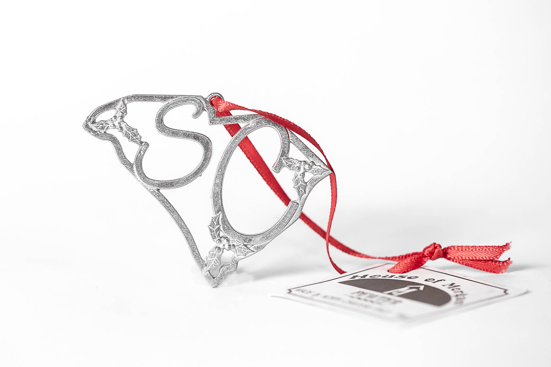 House of Morgan Pewter - Wholesale Ornament Set - South Carolina Ornaments - SC Flag Gift Set0