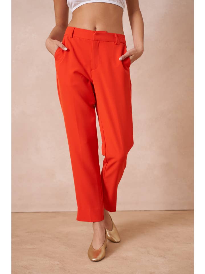 Attentif Paris - Wholesale Broek - Dames - Attentif Paris tijdloze high-waisted sigarettenbroek89