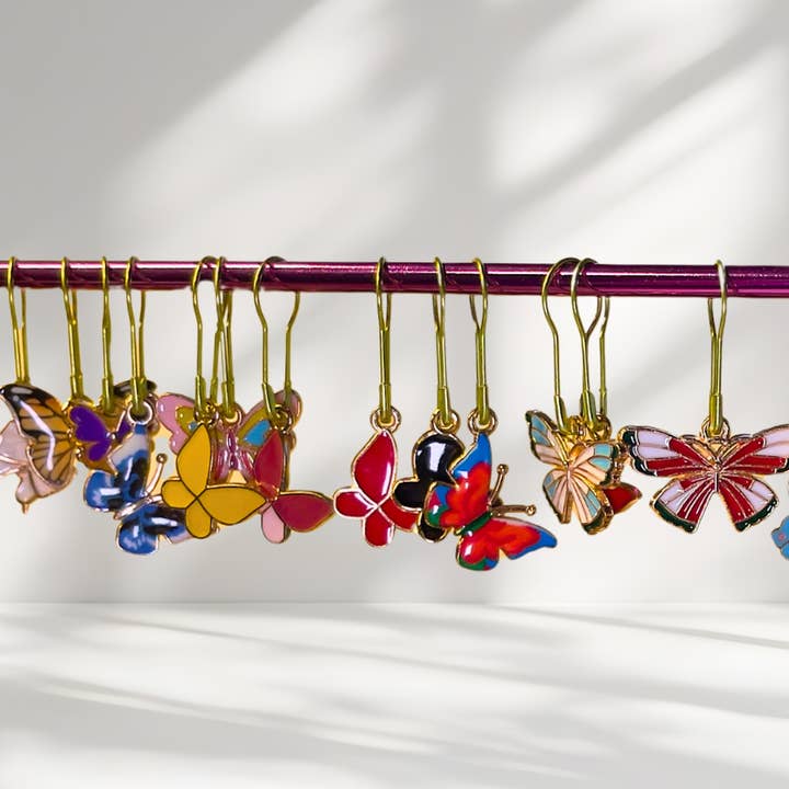 Marqueurs de mailles Butterfly Bliss, ensemble de 10 pour la vente par Anna B. Shop