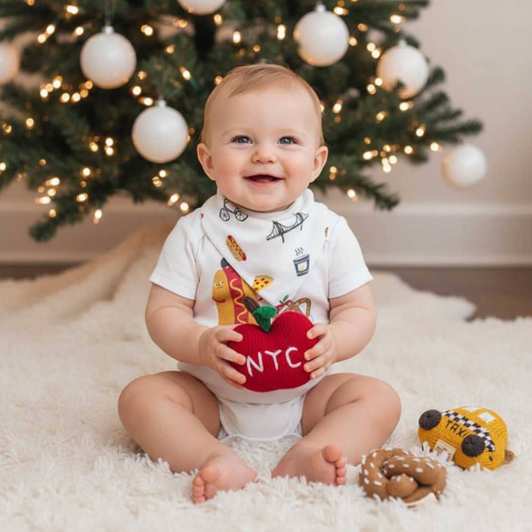 Estella - Wholesale Bodysuit (Non-Footed) - Baby - Organic Baby Onesie with Hot Dog & Pretzel2