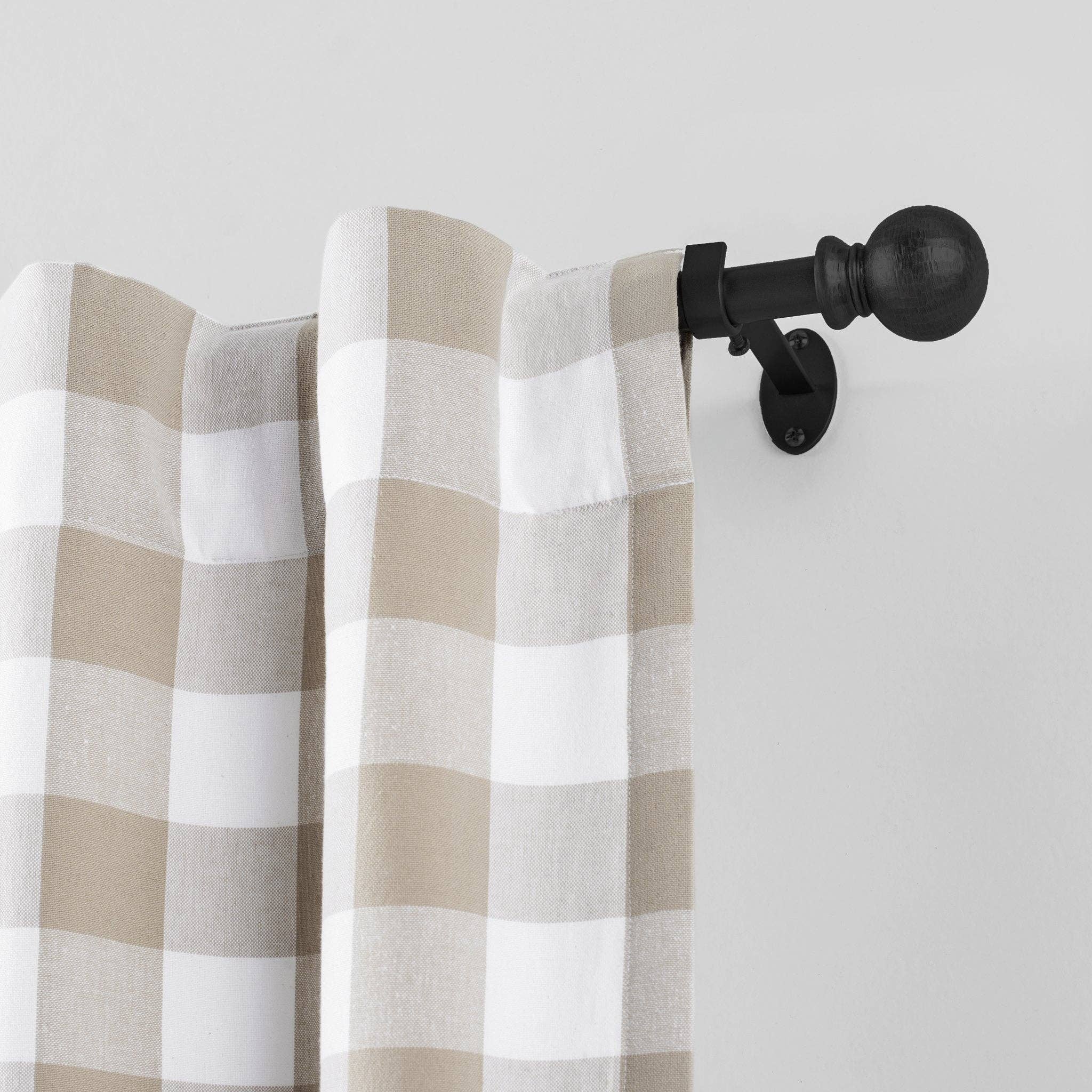 Threadmade Home - Wholesale Curtain Rod - Farmhouse Ball Curtain Rod1