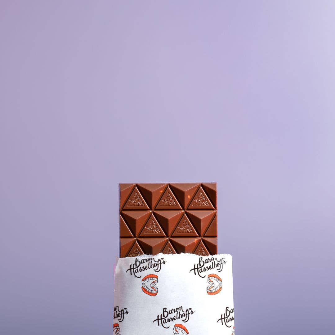 Baron Hasselhoff's – wholesale Chocolate bar – Mistress Tahini - Tahini Oat Milk Bar1