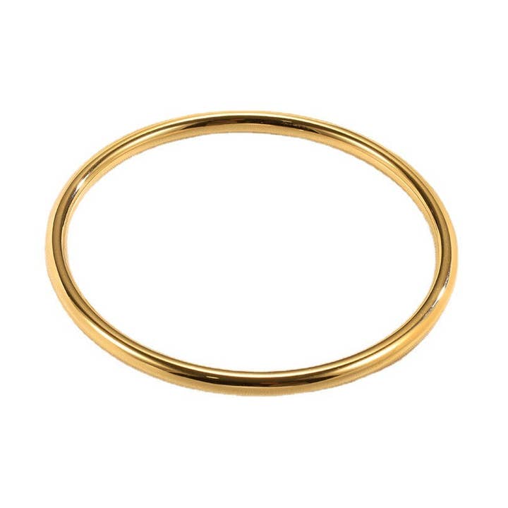 Signature Sleek Gold Bangles for wholesale by MOOD