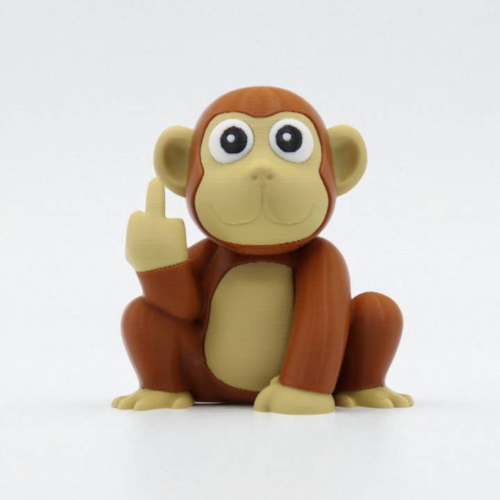 Monkey Middle Finger Figurine – Funny Sarcastic Monkey Gift and other Purchase Wholesale leksak. Free Returns & Net 60 Terms on Faire trending on Faire.