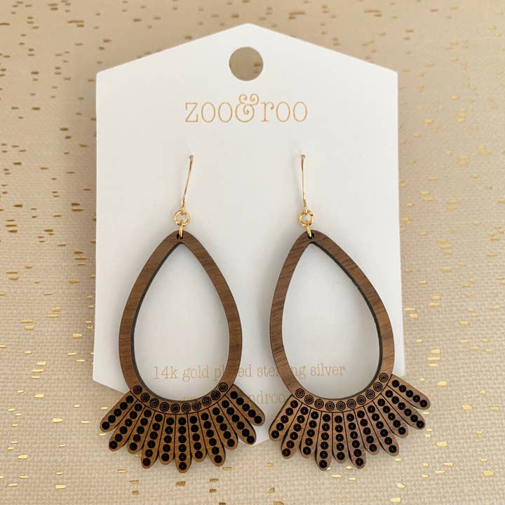zoo&roo - Wholesale Dangle Earrings - Dissent earrings | RBG | Empowering earrings | Resist7