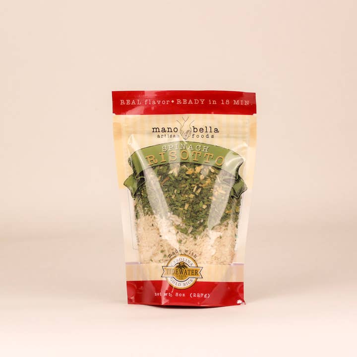 Mano Bella - Mélange pour risotto aux épinards pour la vente par Tidewater Grain Company