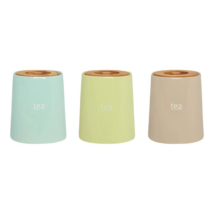 Interiors by Premier – wholesale Canister – Fletcher Blue Ceramic Tea Canister