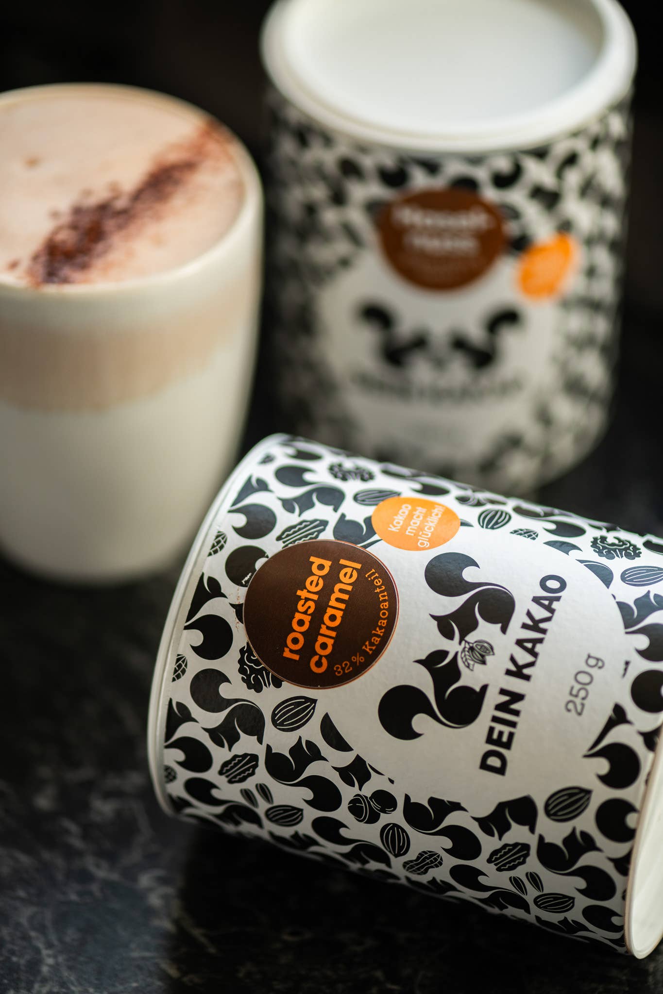 Dein Kakao - Wholesale Hot Cocoa Mix/Kit - roasted caramel chocolate powder | Your cocoa | Caramel1