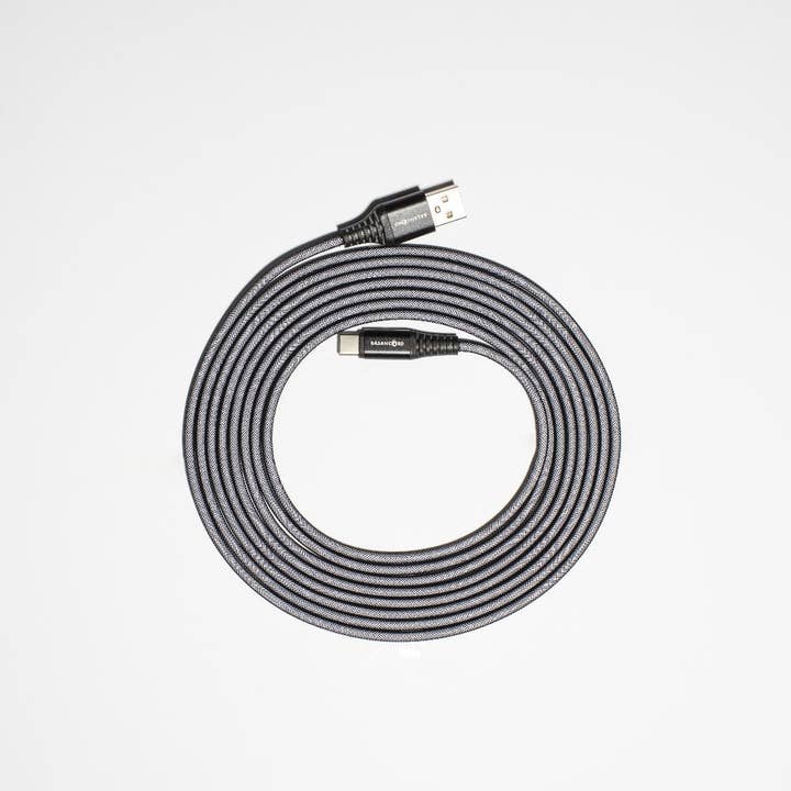 BASAN Cord - Wholesale Charging Cable - 10-Foot BÄ€SAN Cord Fishnet Cell Phone Cords
