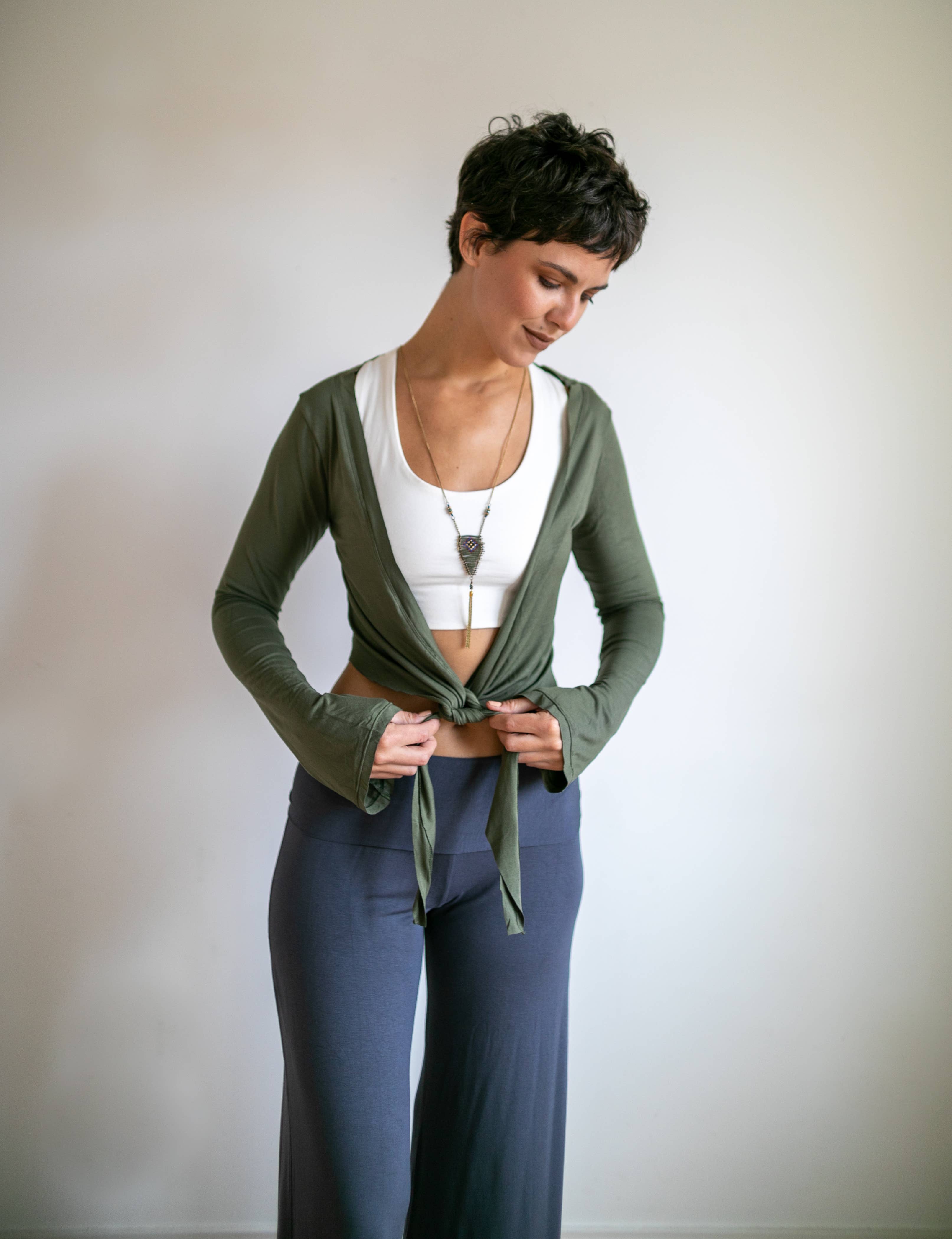 Paramita Designs - Wholesale Jacket - Women's - Yoga Wrap Ballet Mini Jacket13