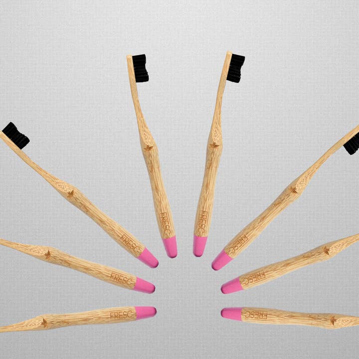 Fresc Oral Care - Wholesale Toothbrush - Bamboo Toothbrush - 8 PC