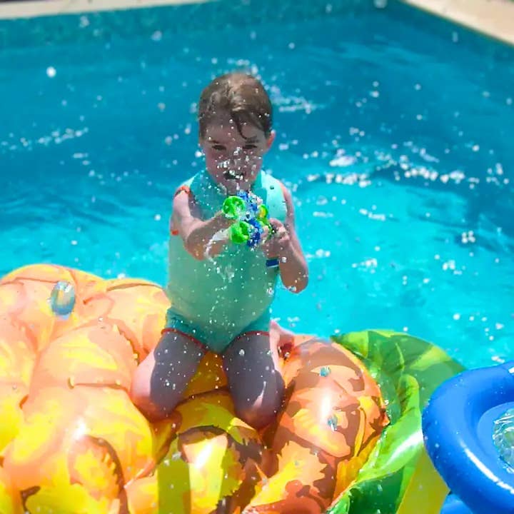 Plouf Safety Concept - Wholesale One Piece Swimsuit - Kids - Boy's Floating Swimsuit Fish: Safety & Awakening3