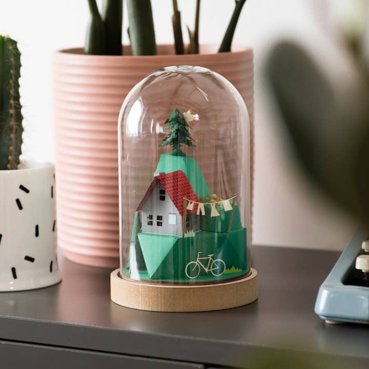My Papercut Forest – Engroshandel DIY-hobbysæt – Papir 3D håndværkssæt nabolag