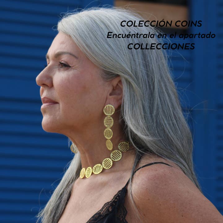 LA MAR - Wholesale Choker/Collar - COINS choker gold-plated4