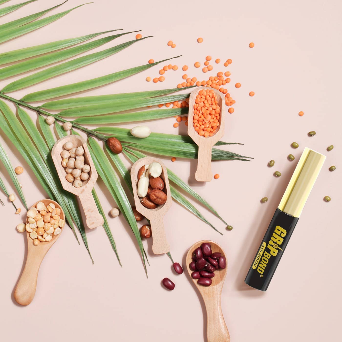 EBIN NEW YORK - Wholesale Fake Lash Applicator - GRIP BOND LASH ADHESIVE with BIOTIN - BLACK / BRUSH4