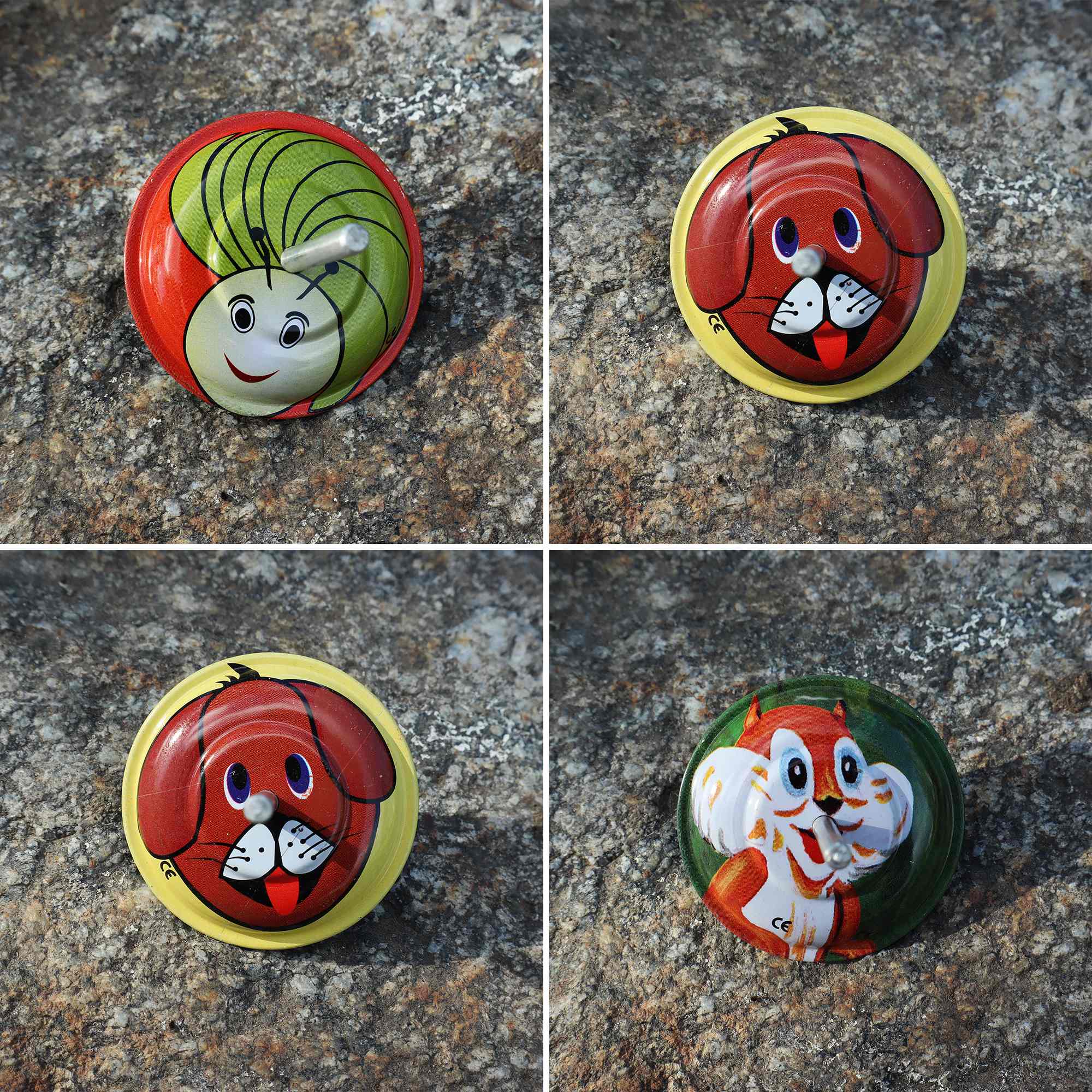 Tribal Trade GmbH - Wholesale Decorative figurine - Tin toy bouncing tops tin tops6