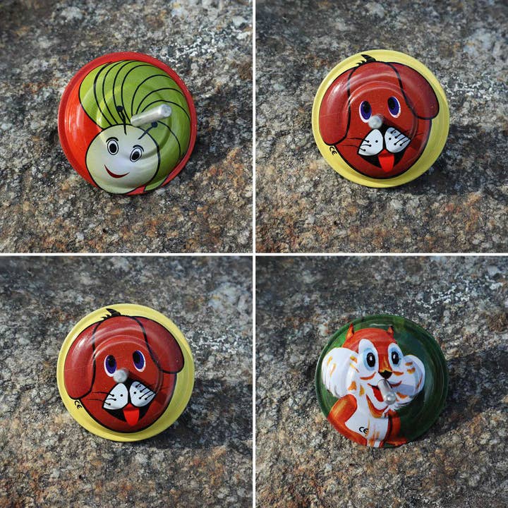 Tribal Trade GmbH - Wholesale Decorative figurine - Tin toy bouncing tops tin tops6