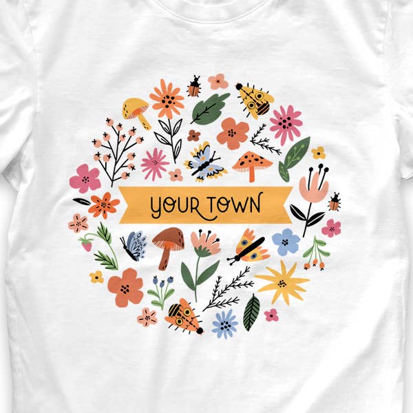 Rock Scissor Paper - Wholesale Screen Printed T-Shirt - Kids - Personalized City Toddler T-Shirt - Meadow Name Drop Design2