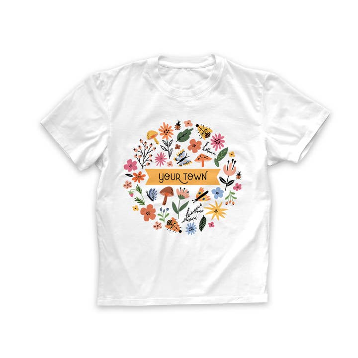 Personalized City Toddler T-Shirt - Meadow Name Drop Design for wholesale by Rock Scissor Paper