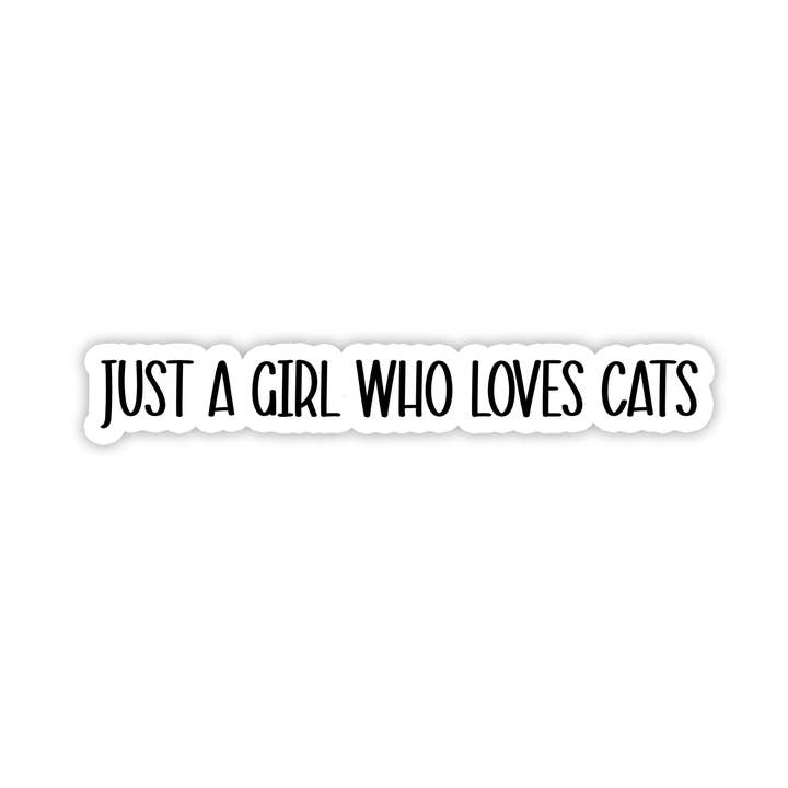 Cats | Cat Mom | Text | Funny | Waterproof Sticker | 4" for wholesale by Rebel and Siren Stickers