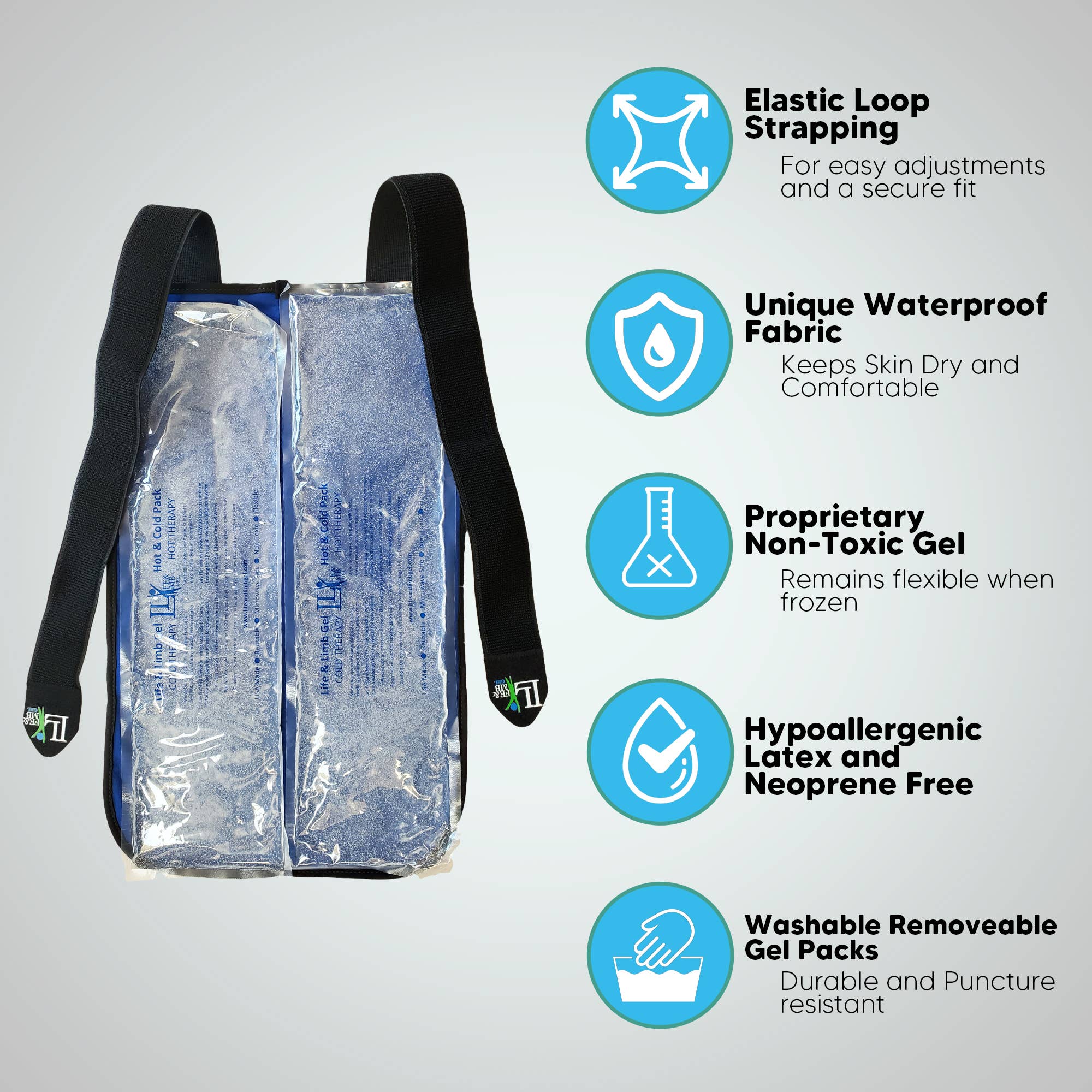 Life and Limb Gel - Wholesale Hot/Cold Compress - Large Wrap2