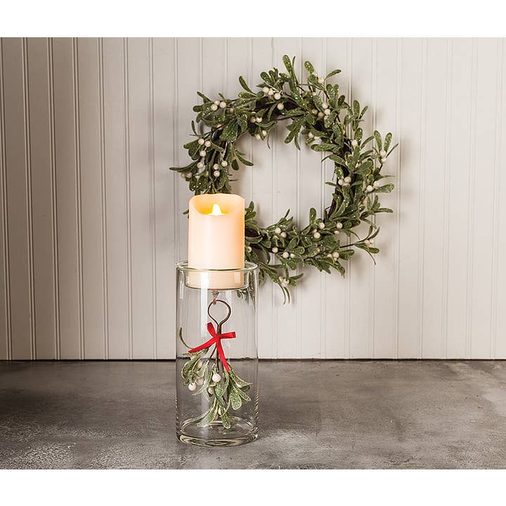 Abbott - Wholesale Christmas Decoration - Sm Mistletoe Cluster-8"L