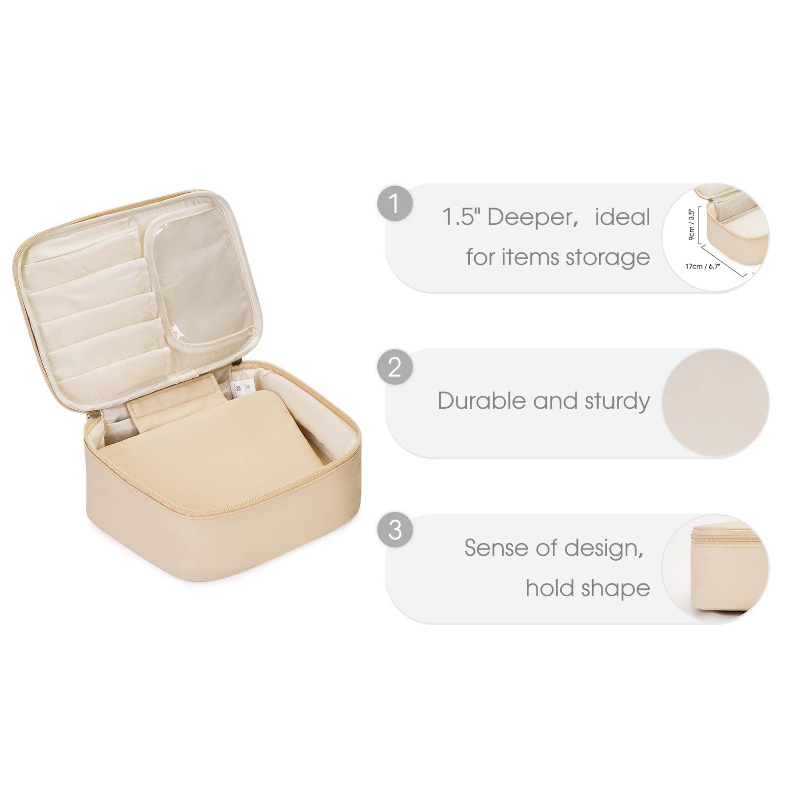 wandf - Vente Trousses de maquillage/cosmétique - Trousse à cosmétiques Narwey NW5122, trousse de maquillage de voyage30