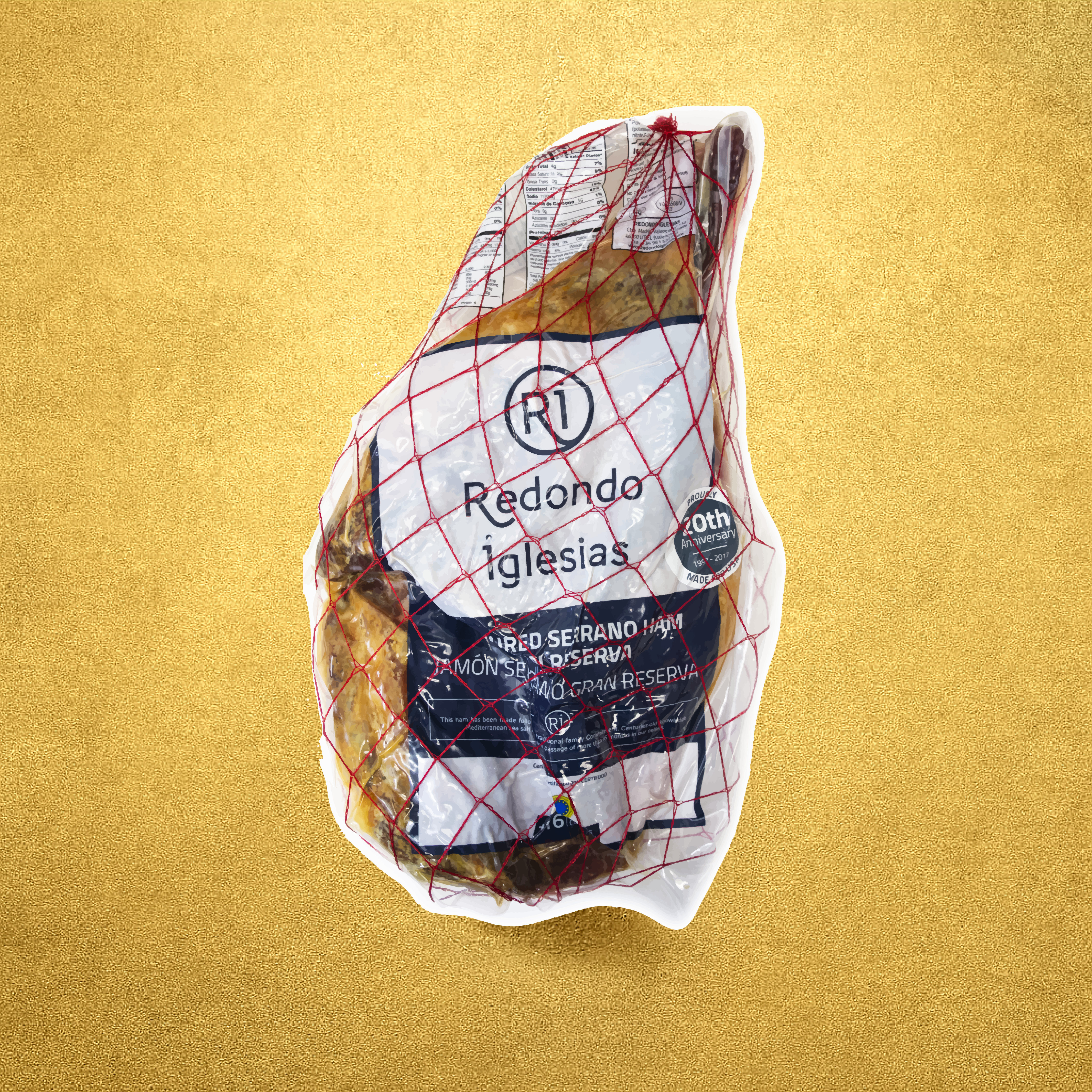 Redondo Iglesias - Wholesale Ham - Serranoham Gran Reserva 16 maanden gerijpt - Zonder been1
