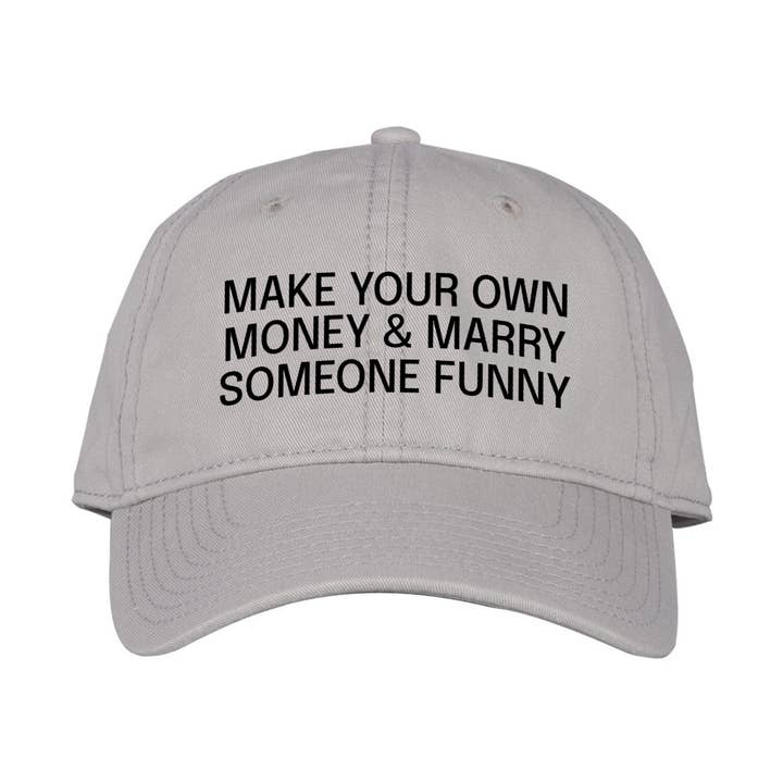 femfetti - Wholesale Baseball Cap - Women's - Money and Funny Embroidered Bio-Washed Classic Dad Hat0