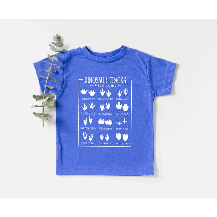 Tron Tron Graphic Wear - Vente T-shirt sérigraphié – enfant - T-shirt graphique Dinosaur Tracks pour tout-petit B141