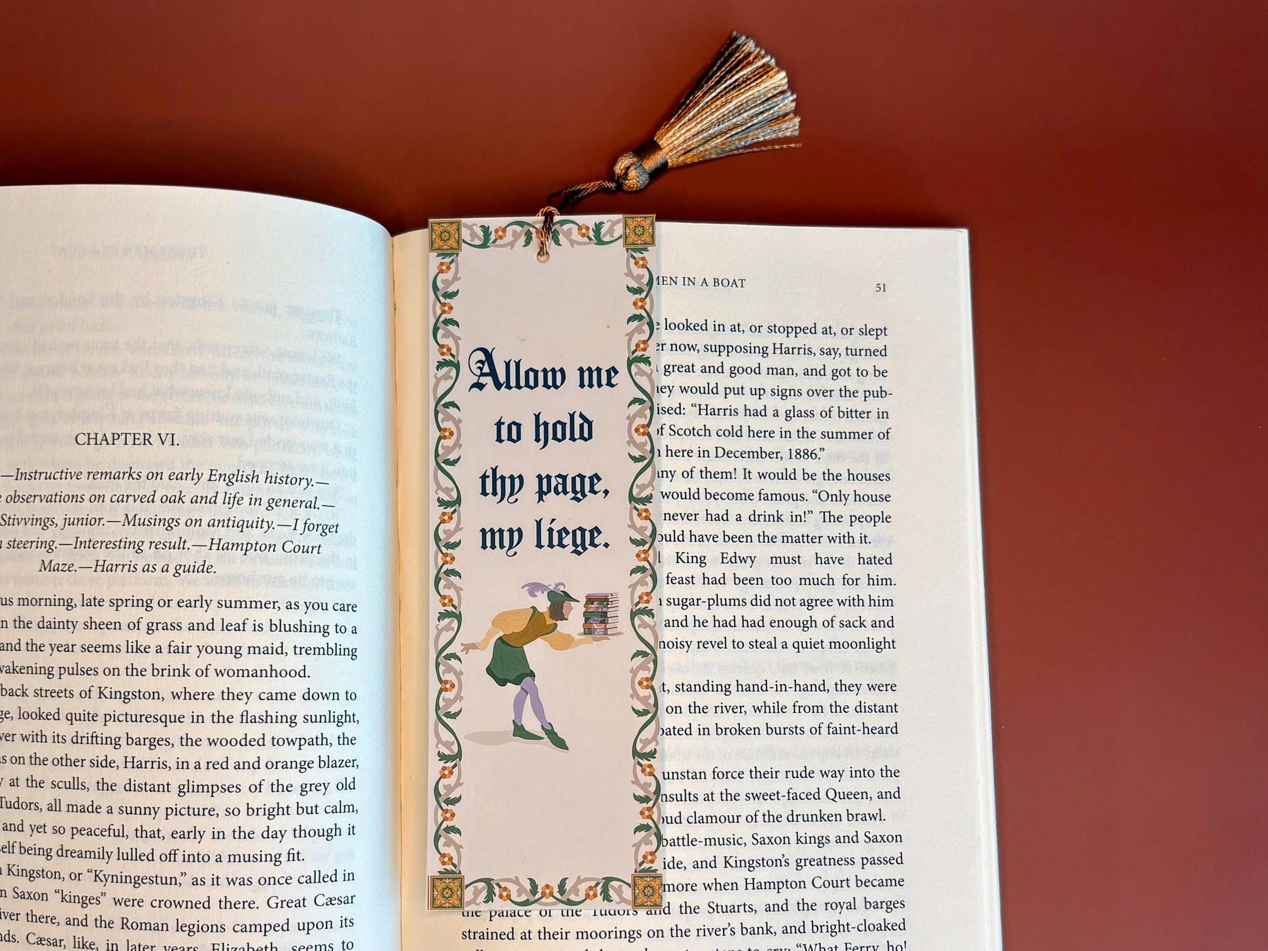 Katiebird Prints - Wholesale Bookmark - Medieval Knight Bookmark - Renaissance Middle Ages Gift4