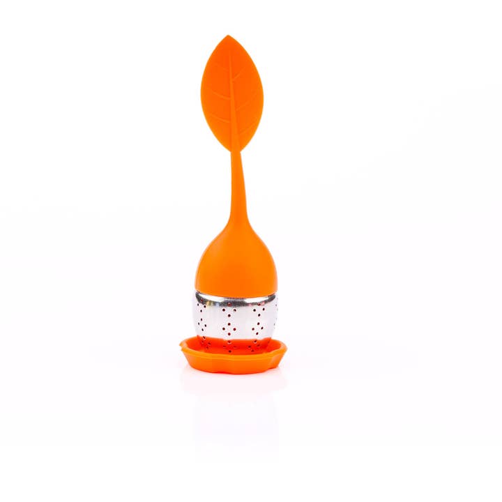 Organitea Australia - Wholesale Tea strainer/infuser - SILICONE INFUSER-ORANGE