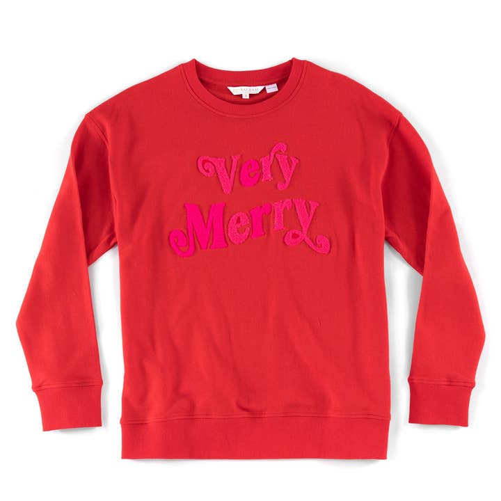 FELPE "VERY MERRY" ASST/6, ROSSO per la vendita all'ingrosso da parte di Shiraleah